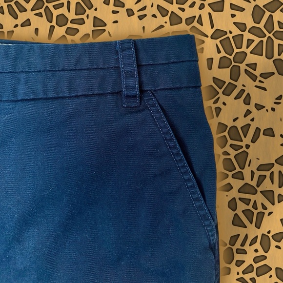 J. Crew Navy Blue 100% Cotton Chino Shorts Size 4 - Picture 11 of 12
